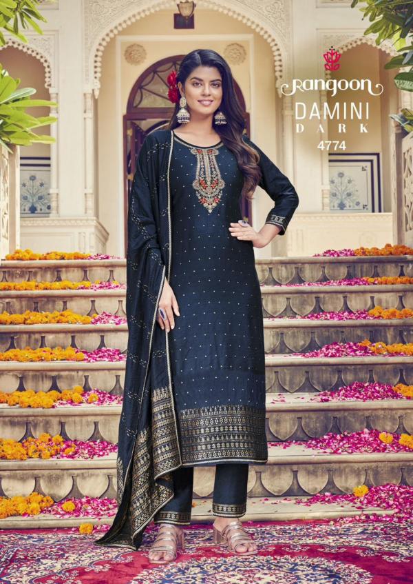 Rangoon Damini Dark Exclusive Trending Wear Ready Made Collection